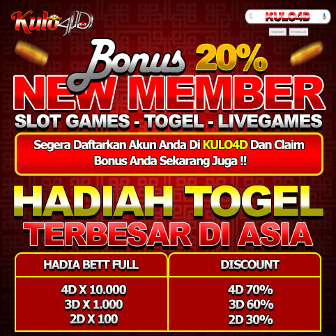 Kulo4D 🎰 Situs 4d & Slot Gacor Hari Ini, Auto Maxwin!