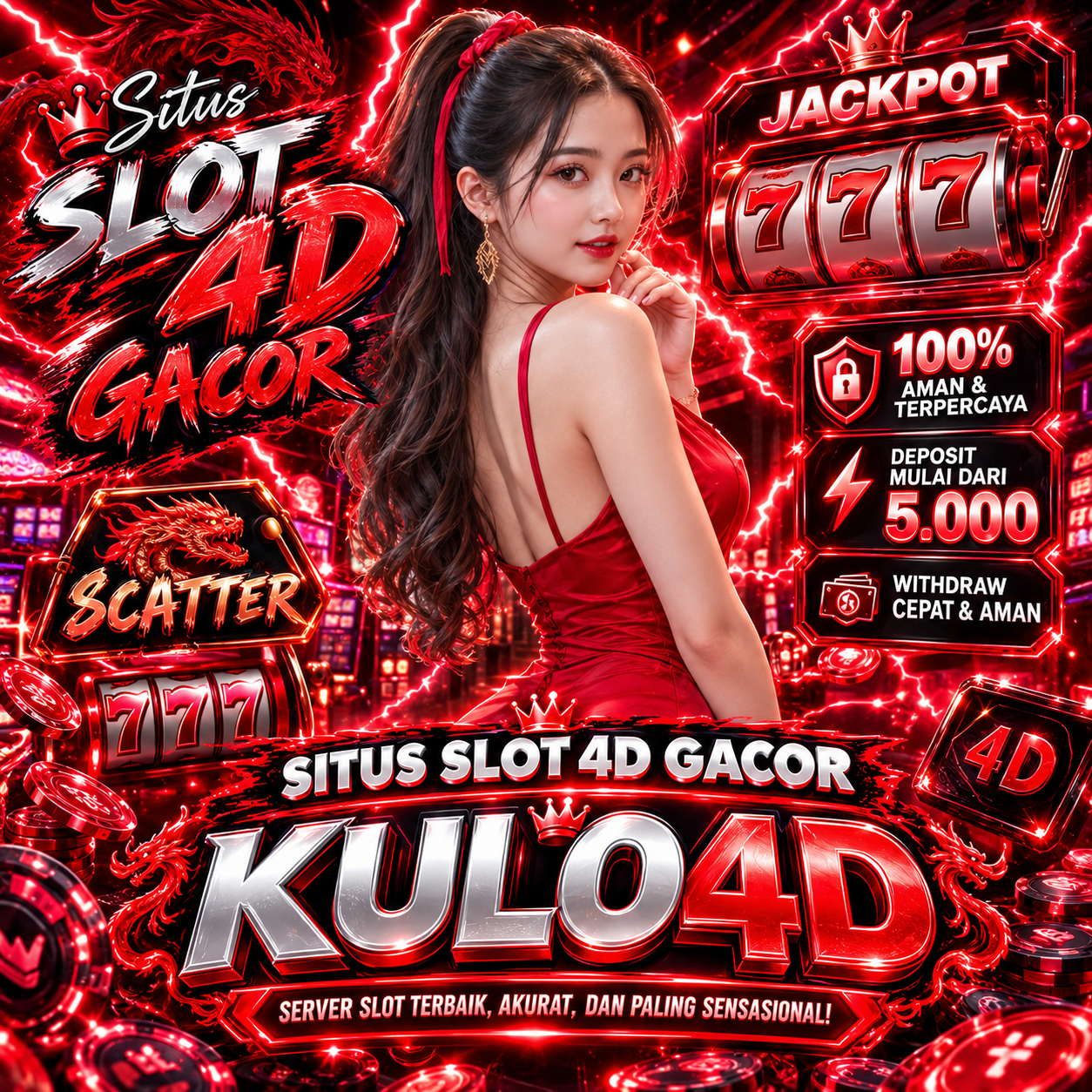 KULO4D Situs Slot 4D Sensasi Bermain Mesin Gacor dengan Peluang Maxwin Terbesar 2026