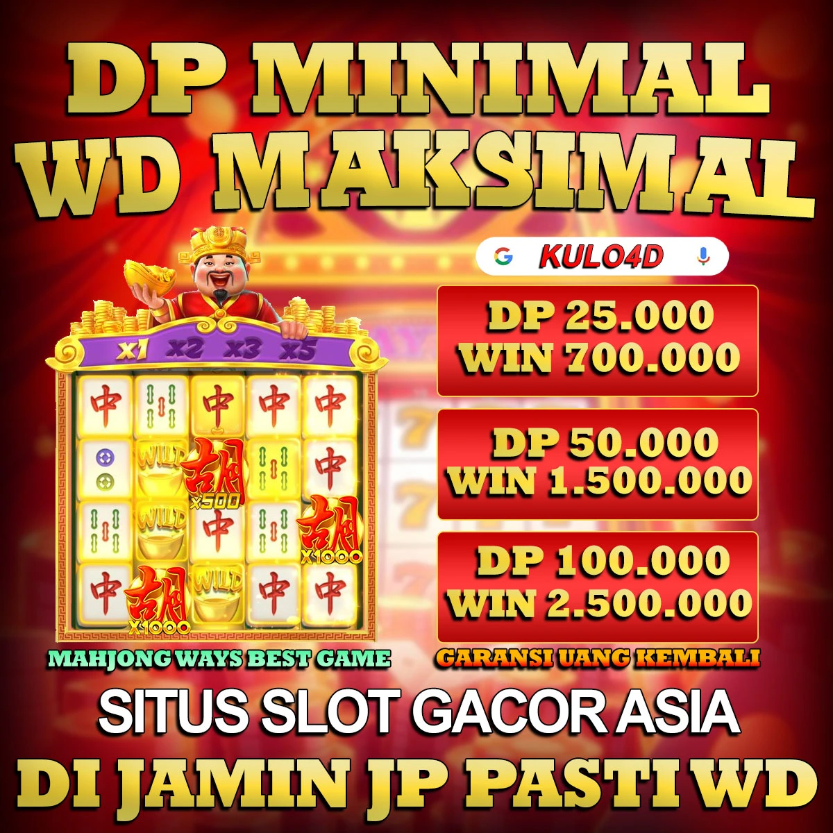 Kulo4D: Situs Toto Slot Online Terpercaya dengan RTP Tertinggi 2025